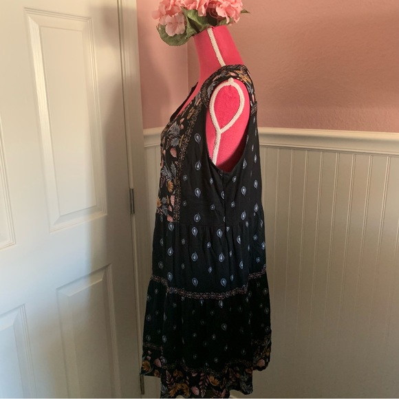 Bohemian Floral Sleeveless Shift Dress Style & Co size XL - Picture 5 of 12